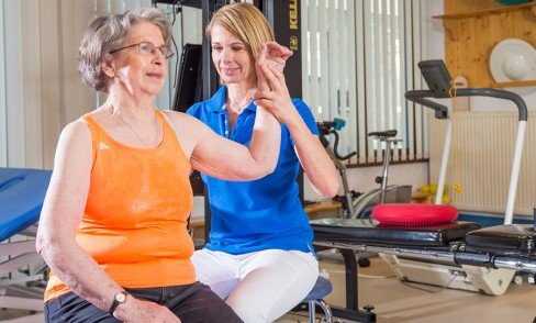 Mobilisation nach Schulteroperation, Physiotherapie Elfi Prehal Radstadt